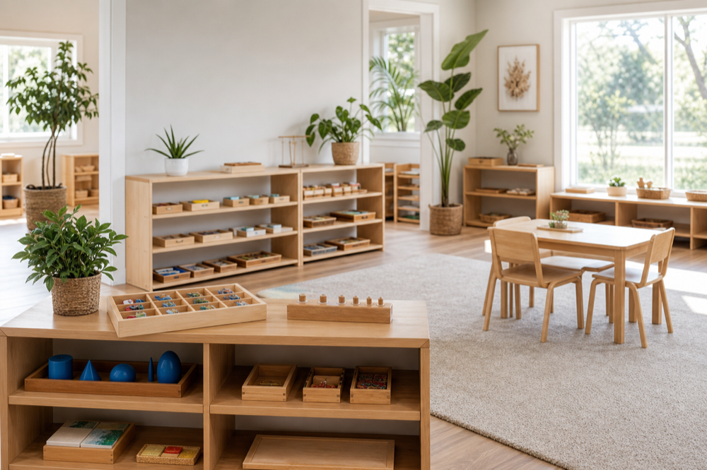 Prepared Montessori classroom environment